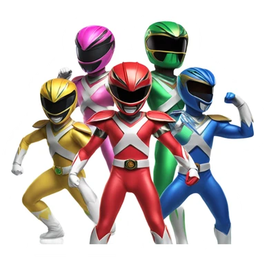 Power Rangers sticker