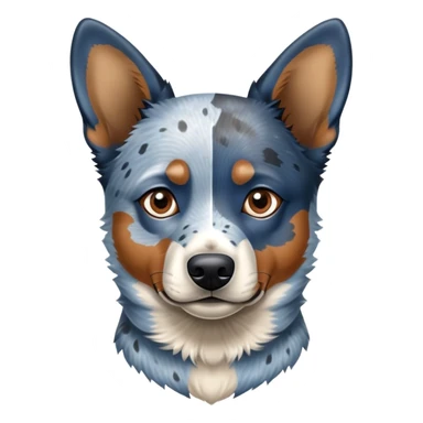 Blue heeler dog sticker
