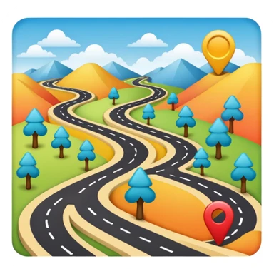 roadmap for business presentation sticker