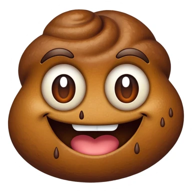 Serial killer poop emoji sticker