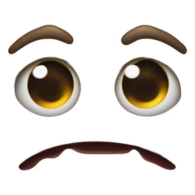 dizzy eyes with drool coming out sticker