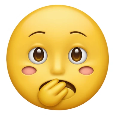 Make a new shushing emoji sticker