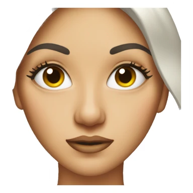 woman batting her eyelashes sticker