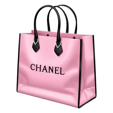 victoria secret shopping bag, chanel shopping bag sticker