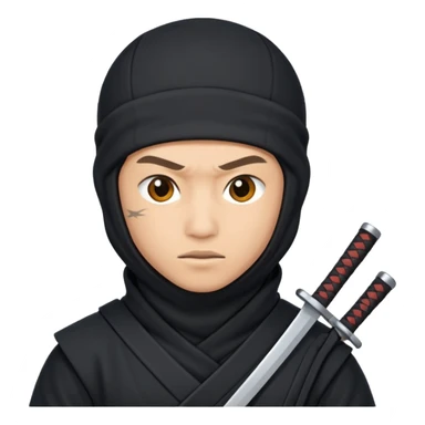 🥷🏻 background White  sticker