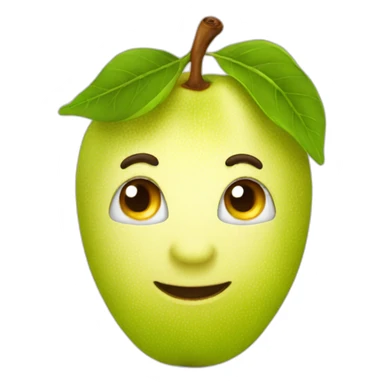 win a pear sticker