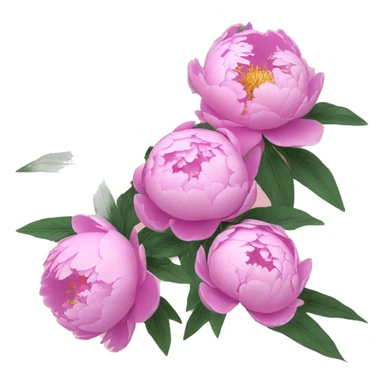 Peonies  sticker