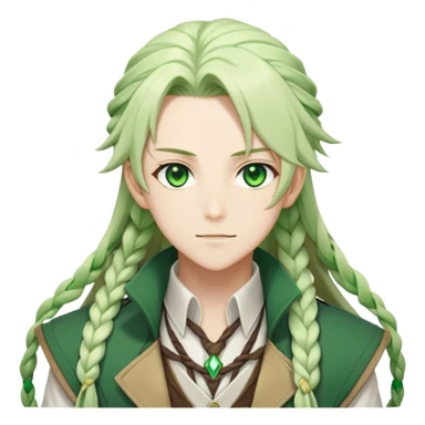 Venti Barbatos The Anemo Wind Archon from Genshin Impact sticker