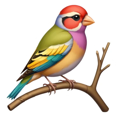 Finch bird sticker