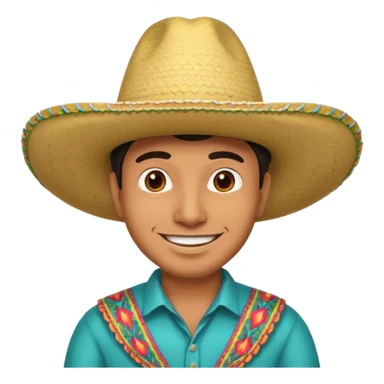 Tejana sombrero hombre sticker