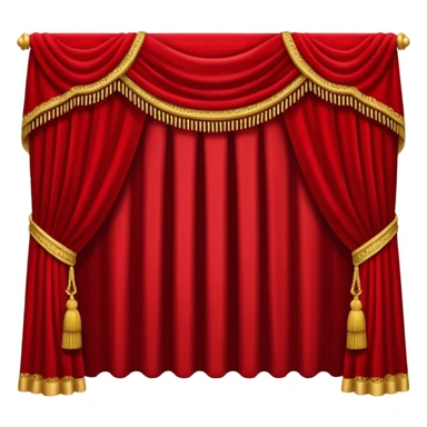 theatre Curtain sticker