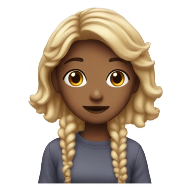 Aesthetic girl who call with iPhone sticker