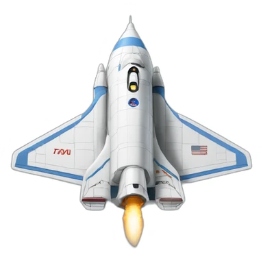 endeavour-spaceship sticker
