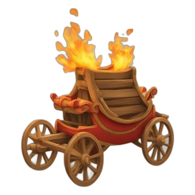 fire chariot sticker