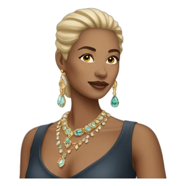 women with jewelery sticker