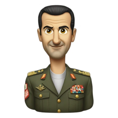 Bachar Al Assad sticker