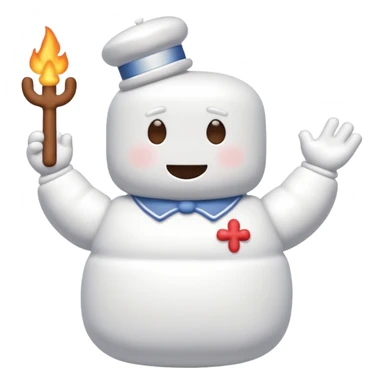 marshmallow guy sticker