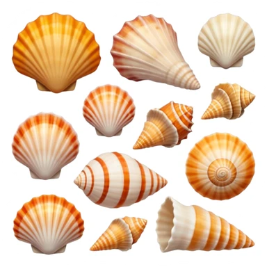 Conchas e sol sticker