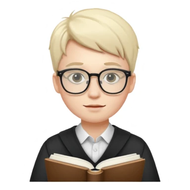 young economic student freak @emoji sticker