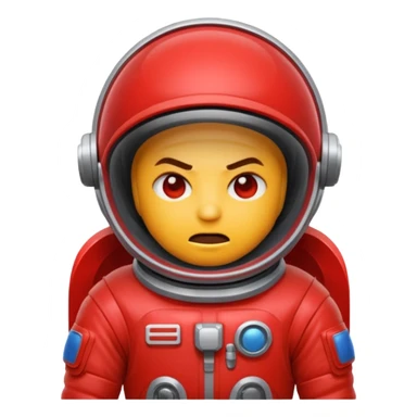 An emoji that is among us game related sticker