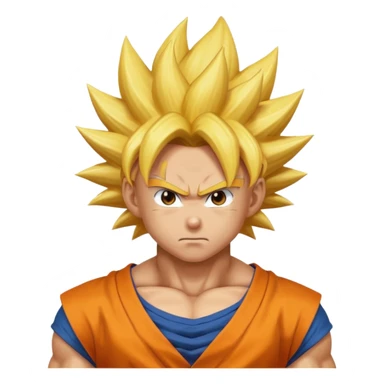 Goku super Sayayín sticker
