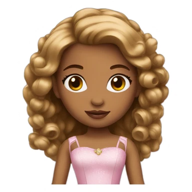 princess doll sticker