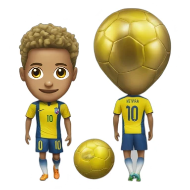 Neymar Ballon d or sticker