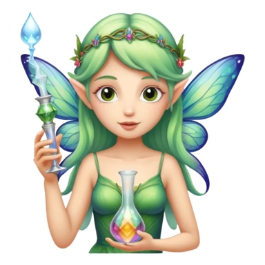 Pretty fairy bong sticker