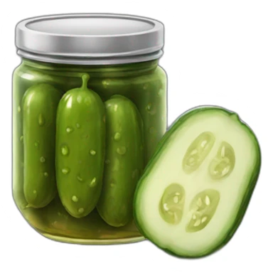 3 pieces of pickles sticker