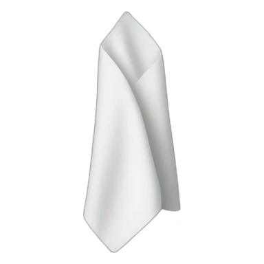 hand holding a napkin sticker