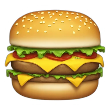 Burger Pixel art  sticker