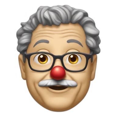 Jena luc mélanchon clown sticker