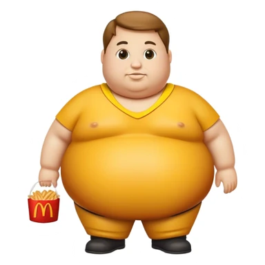 FAT gut Rating McDonald’s sticker