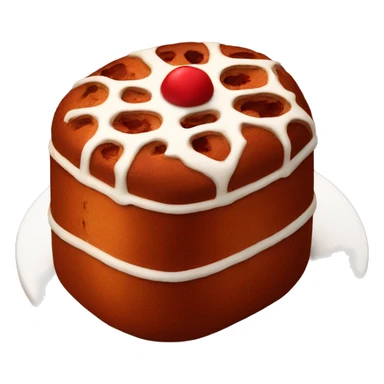 red velvet panettone dough sticker