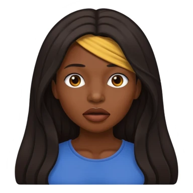 dark beauty in car closed mouth sticker