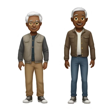 friendship between generations sticker