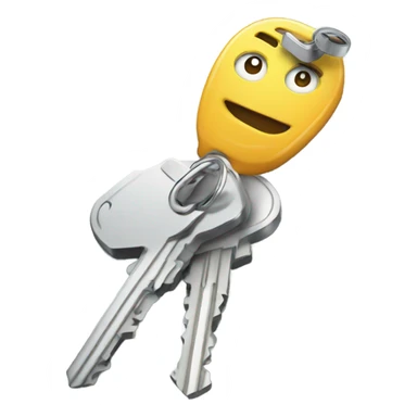 Broken car keys sticker