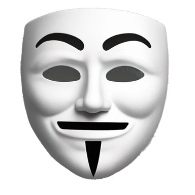 anonymous mask bitcoin sticker
