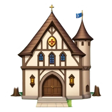 medieval tax collector building sticker