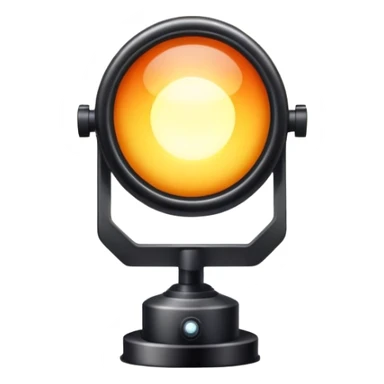 stage lights shining sticker