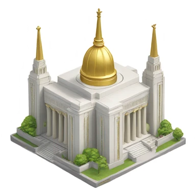 LDS temple sticker