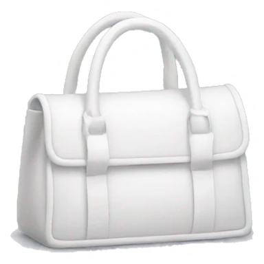 White channel bag sticker