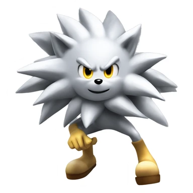 Silver The Hedgehog Using His Power Aerokinesis  sticker