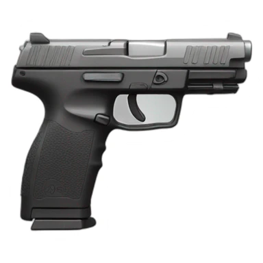 pistolet automatique p320 qui tire sticker