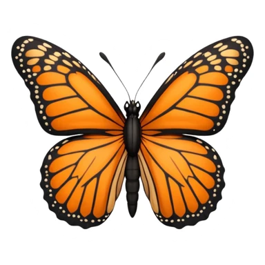farfalla monarca sticker