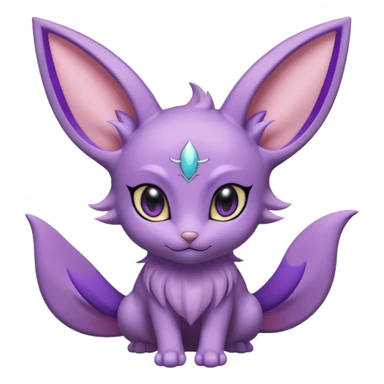 Pretty Espeon Pokémon sticker