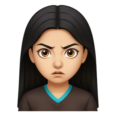 Azerbaijanian girl is angry  sticker