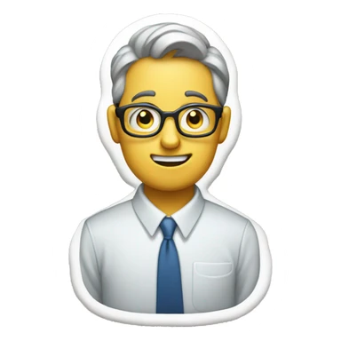emojis about accounting and invoices and news as surprised sticker