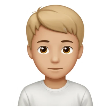 A boy, aged 15 and 16, with a light brown complexion, is broadcasting with any t-shirt on. sticker