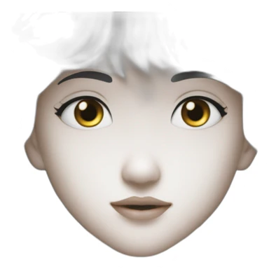 griffith-from-berserk-with-long-and-curl-white-air-in-a-prestigious-silver-armo sticker